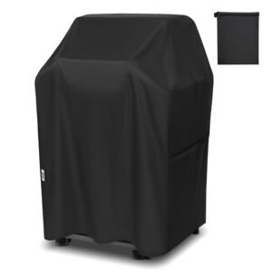 Adiqo 32 Inch Small Grill Cover, Waterproof 2-Burner Gas Grill Cover, Outdoor Small BBQ Cover with Collapsed Side Tables